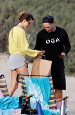 ALESSANDRA AMBROSIO at a Beach in Santa Monica 10/01/2022