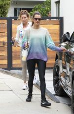 ALESSANDRA AMBROSIO Leaves a Gym in Beverly Hills 10/11/2022