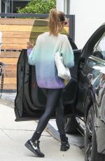 ALESSANDRA AMBROSIO Leaves a Gym in Beverly Hills 10/11/2022