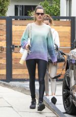 ALESSANDRA AMBROSIO Leaves a Gym in Beverly Hills 10/11/2022