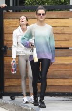 ALESSANDRA AMBROSIO Leaves a Gym in Beverly Hills 10/11/2022