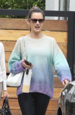 ALESSANDRA AMBROSIO Leaves a Gym in Beverly Hills 10/11/2022