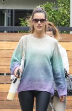 ALESSANDRA AMBROSIO Leaves a Gym in Beverly Hills 10/11/2022