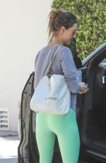 ALESSANDRA AMBROSIO Leaves a Workout in Beverly Hills 10/04/2022