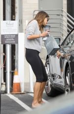 ALESSANDRA AMBROSIO Leaves Caffe Luxxe After a Workout Session in Brentwood 10/09/2022