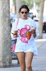 ALESSANDRA AMBROSIO Out and About in Brentwood 10/07/2022