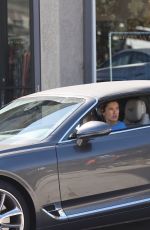 ALESSANDRA AMBROSIO Out Driving in Her Bentley in Beverly Hills 10/25/2022