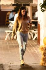 ALESSANDRA AMBROSIO Out for Dinner in Brentwood 10/21/2022