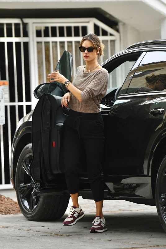 ALESSANDRA AMBROSIO Out in Los Angeles 10/14/2022