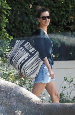 ALESSSANDRA AMBROSIO Leaves Pilates Class in Brentwood 10/05/2022