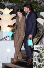 ALEXANDRA DADDARIO and Andrew Form Leaves Tiffany & Co. Lock Event in West Hollywood 10/26/2022
