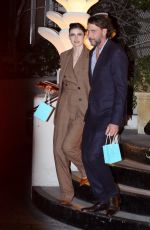 ALEXANDRA DADDARIO and Andrew Form Leaves Tiffany & Co. Lock Event in West Hollywood 10/26/2022