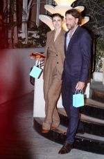 ALEXANDRA DADDARIO and Andrew Form Leaves Tiffany & Co. Lock Event in West Hollywood 10/26/2022