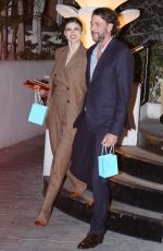 ALEXANDRA DADDARIO and Andrew Form Leaves Tiffany & Co. Lock Event in West Hollywood 10/26/2022