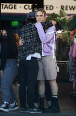 ALEXANDRA DADDARIO and Tommy Dorfman on the Set of I Wish You All the Best in Los Angeles 10/27/2022