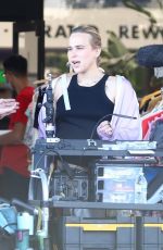 ALEXANDRA DADDARIO and Tommy Dorfman on the Set of I Wish You All the Best in Los Angeles 10/27/2022