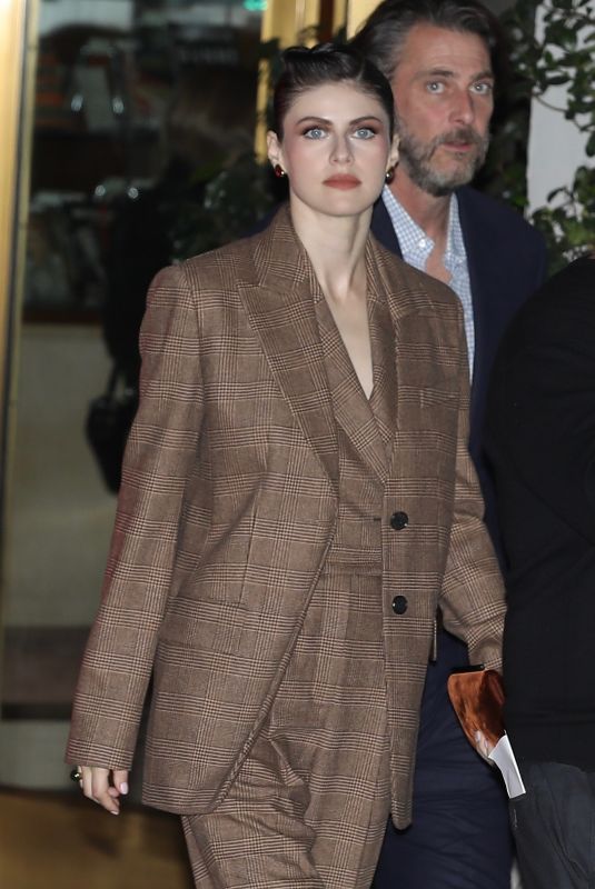 ALEXANDRA DADDARIO Arrives at Tiffany & Co Event at Sunset Towers in West Hollywood 10/26/2022