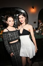 ALEXANDRA DADDARIO at Giambattista Valli Dinner at Caviar Kaspia in Los Angeles 10/18/2022