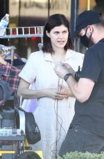 ALEXANDRA DADDARIO on the Set of I Wish You All The Best in Los Angeles 10/27/2022