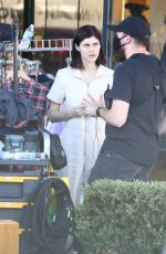 ALEXANDRA DADDARIO on the Set of I Wish You All The Best in Los Angeles 10/27/2022