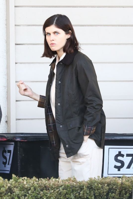 ALEXANDRA DADDARIO on the Set of I Wish You All The Best in Los Angeles 10/27/2022