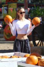 ALEXIS REN at a Pumpkin Patch in Los Angeles 10/21/2022