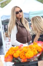 ALEXIS REN Leaves La Flora Nails and Out Shopping at Farmers Market in Los Angeles 10/16/2022
