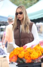ALEXIS REN Leaves La Flora Nails and Out Shopping at Farmers Market in Los Angeles 10/16/2022