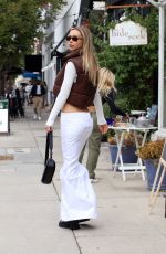 ALEXIS REN Leaves La Flora Nails and Out Shopping at Farmers Market in Los Angeles 10/16/2022