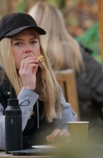 ALICE EVE Out for a Chocolate Croissant in London 10/01/2022
