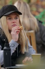 ALICE EVE Out for a Chocolate Croissant in London 10/01/2022