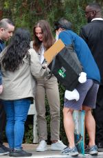 ALICIA VIKANDER Arrives at San Vicente Bungalows in West Hollywood 10/15/2022