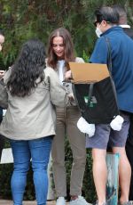 ALICIA VIKANDER Arrives at San Vicente Bungalows in West Hollywood 10/15/2022