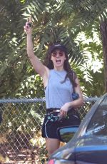 ALISON BRIE Out Hikinig in Los Angeles 10/18/2022