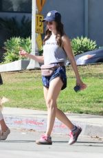 ALISON BRIE Out with a Friend at a Park in Los Angeles 10/19/2022