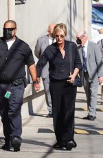 ALLISON JANNEY Arrives at Jimmy Kimmel Live in Los Angeles 09/22/2022
