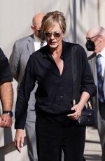 ALLISON JANNEY Arrives at Jimmy Kimmel Live in Los Angeles 09/22/2022
