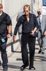 ALLISON JANNEY Arrives at Jimmy Kimmel Live in Los Angeles 09/22/2022