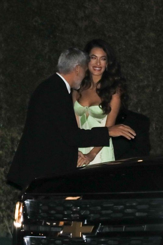 AMAL and George CLOONEY Arrives at 2nd Annual Academy Museum Gala in Los Angeles 10/15/2022