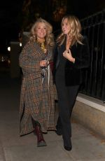 AMANDA HOLDEN and LISA FAULKNER Leaves at Richmond Theatre in London 10/04/2022