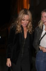 AMANDA HOLDEN and LISA FAULKNER Leaves at Richmond Theatre in London 10/04/2022