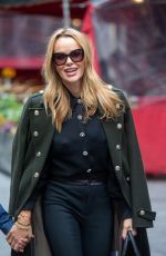 AMANDA HOLDEN Arrives at Global Radio Studios in London 10/14/2022