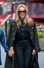 AMANDA HOLDEN Arrives at Global Radio Studios in London 10/14/2022