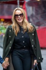 AMANDA HOLDEN Arrives at Global Radio Studios in London 10/14/2022