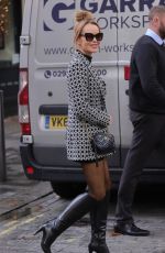 AMANDA HOLDEN Arrives at Heart Radio Studios in London 10/27/202
