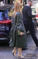 AMANDA HOLDEN Arrives at Her Weekday Radio Show in London 10/24/2022