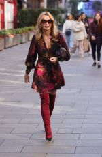 AMANDA HOLDEN Leaves Breakfast Show in London 10/10/2022