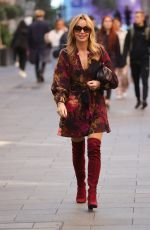 AMANDA HOLDEN Leaves Breakfast Show in London 10/10/2022