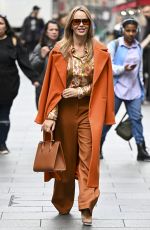 AMANDA HOLDEN Leaves Heart FM Radio in London 10/28/2022