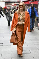 AMANDA HOLDEN Leaves Heart FM Radio in London 10/28/2022